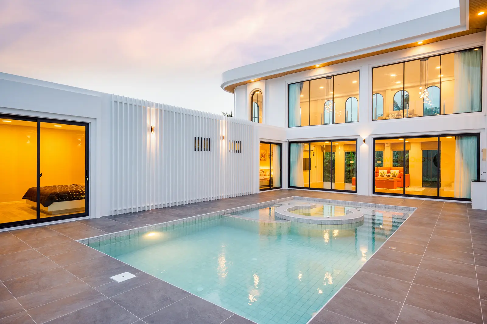 วิลล่าหรู Luxury Minimalist พร้อมเฟอร์ฯ — CoCo Cape Villa บ้านแพ้ว